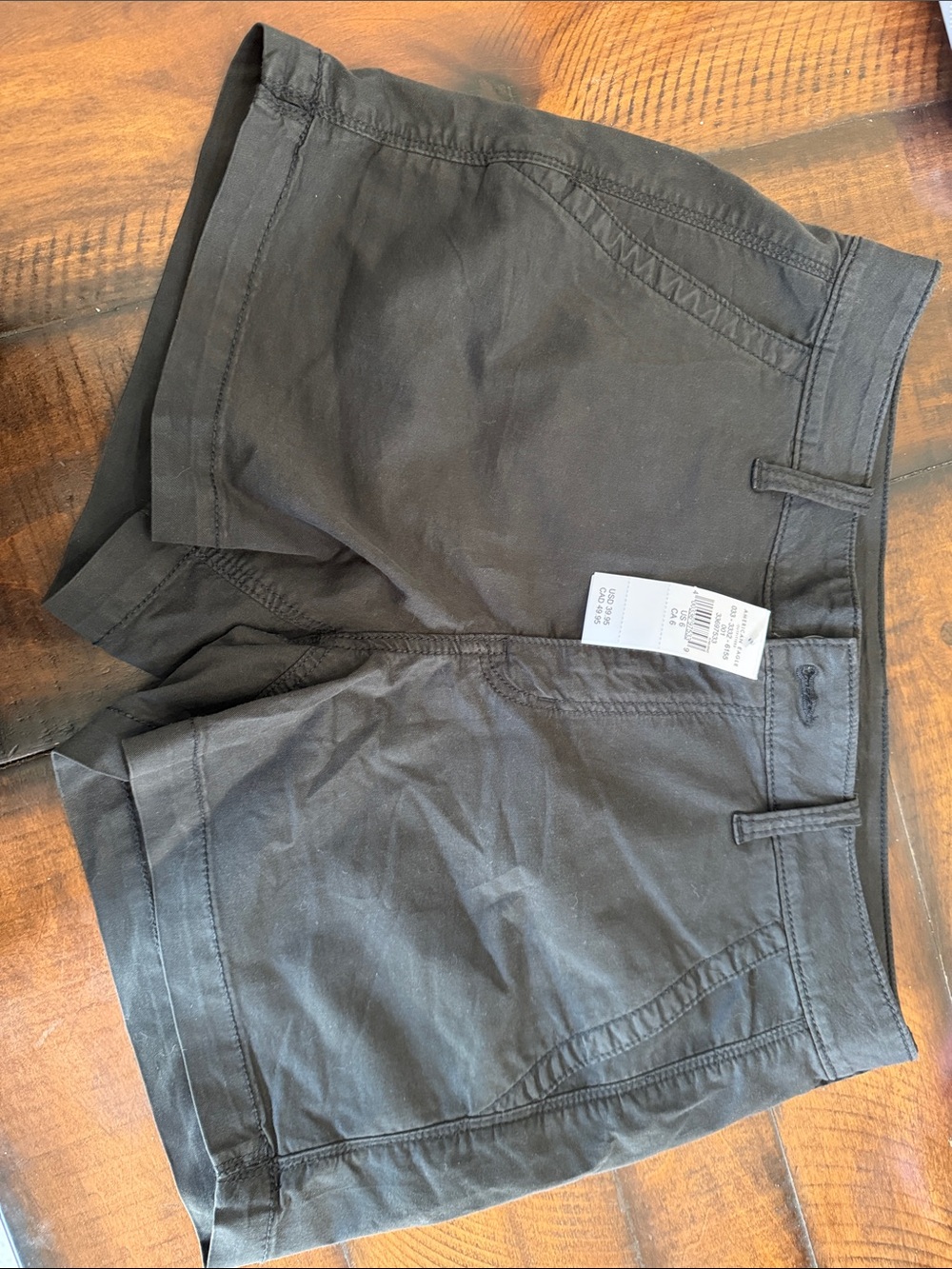 American Eagle Women's Black Casual Shorts